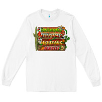 White national hispanic heritage month with background Long Sleeve Tee - BundleAndBundleShop