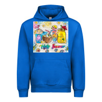 Cobalt hello summer coffee cups Urban Hoodie - TumblerDesignByShophia