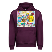Mauve Wine hello summer coffee cups Urban Hoodie - TumblerDesignByShophia