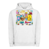 Pigment Lunar Rock hello summer coffee cups Urban Hoodie - TumblerDesignByShophia