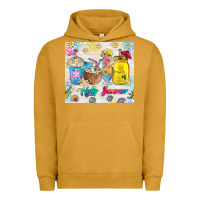 Pigment Peanut Butter hello summer coffee cups Urban Hoodie - TumblerDesignByShophia