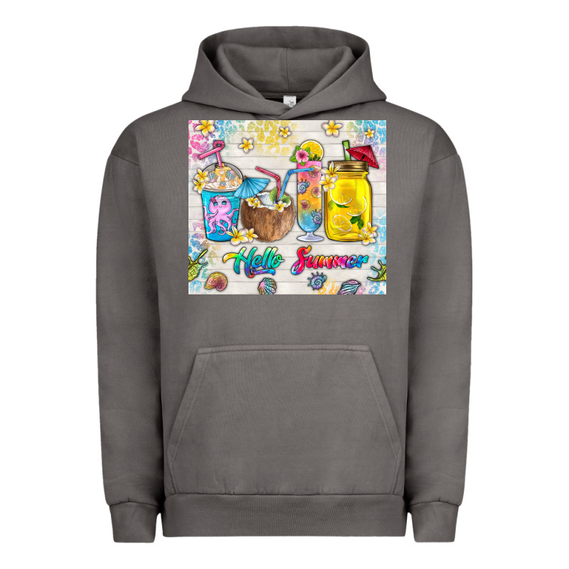 Hello Summer Coffee Cups Urban Hoodie by TumblerDesignByShophia | Teevron