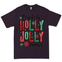 Plum somebodys holly jolly mama Premium Tee - MaliasSmallBusiness