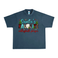 Midnight Navy santa s favorite volleyball player Urban Heavy Tee - JahusDesignShop