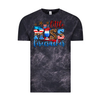 Cloud Black little miss firecracker Vintage Tee - AdoDesignShop