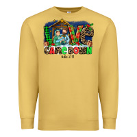 Antique Gold Love Came  Down Luke 2 11 Premium Sweatshirt - MaliasSmallBusiness
