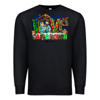 Black Love Came  Down Luke 2 11 Premium Sweatshirt - MaliasSmallBusiness