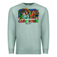 Seafoam Love Came  Down Luke 2 11 Premium Sweatshirt - MaliasSmallBusiness