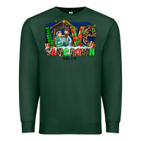 Sports Green Love Came  Down Luke 2 11 Premium Sweatshirt - MaliasSmallBusiness