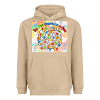 Mushroom im fine everything is fine with lights Heavyweight Hoodie - MaliasSmallBusiness
