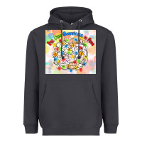 Smoke im fine everything is fine with lights Heavyweight Hoodie - MaliasSmallBusiness