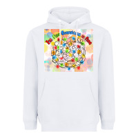White im fine everything is fine with lights Heavyweight Hoodie - MaliasSmallBusiness