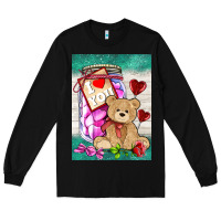 Black candy jar with bear  air Long Sleeve Tee - AdoDesignShop