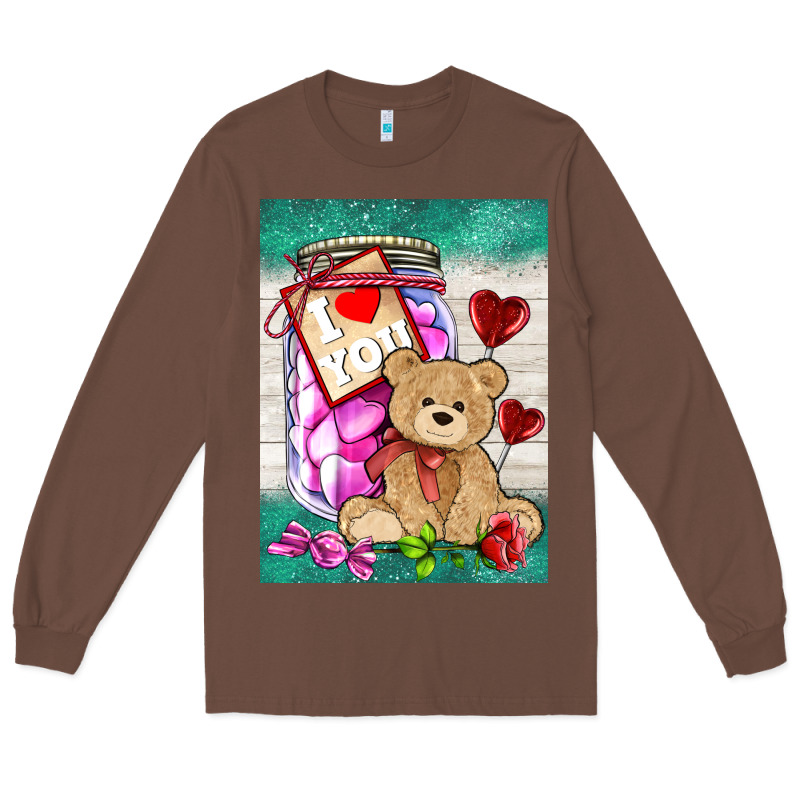 Candy Jar With Bear  Air Long Sleeve Tee by AdoDesignShop | Teevron
