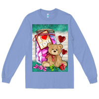 Colony Blue candy jar with bear  air Long Sleeve Tee - AdoDesignShop