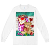 White candy jar with bear  air Long Sleeve Tee - AdoDesignShop