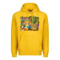 Lemon hello summer pineapple Premium Hoodie - BarkalooDesign