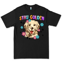 Black stay golden Premium Tee - MaliasSmallBusiness