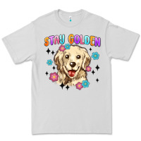 Dove Grey stay golden Premium Tee - MaliasSmallBusiness