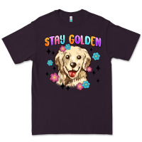 Plum stay golden Premium Tee - MaliasSmallBusiness