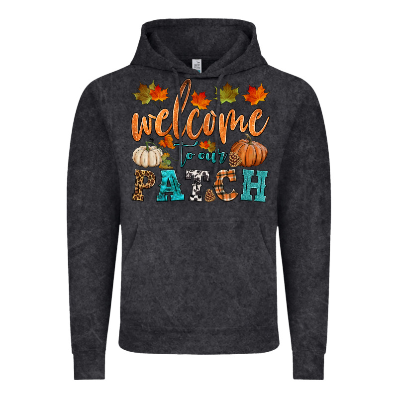Welcome To Our Patch Vintage Hoodie by HRA Design Shop | Teevron