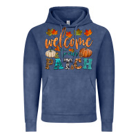Vintage Denim welcome to our patch Vintage Hoodie - HRA Design Shop