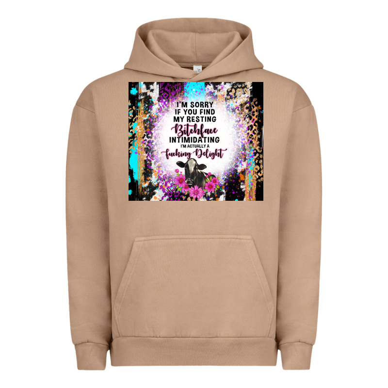 I'm Sorry If You Find My Resting Bitchface Intimid Urban Hoodie by TumblerDesignByShophia | Teevron