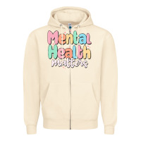 Sandshell mental health matters Zipper Hoodie - MaliasSmallBusiness