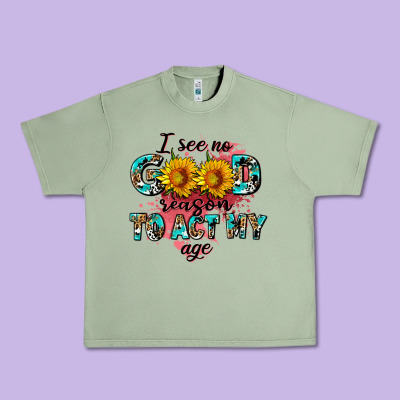 I See No Season To Act My Age Urban Heavy Tee Designed By Adodesignshop