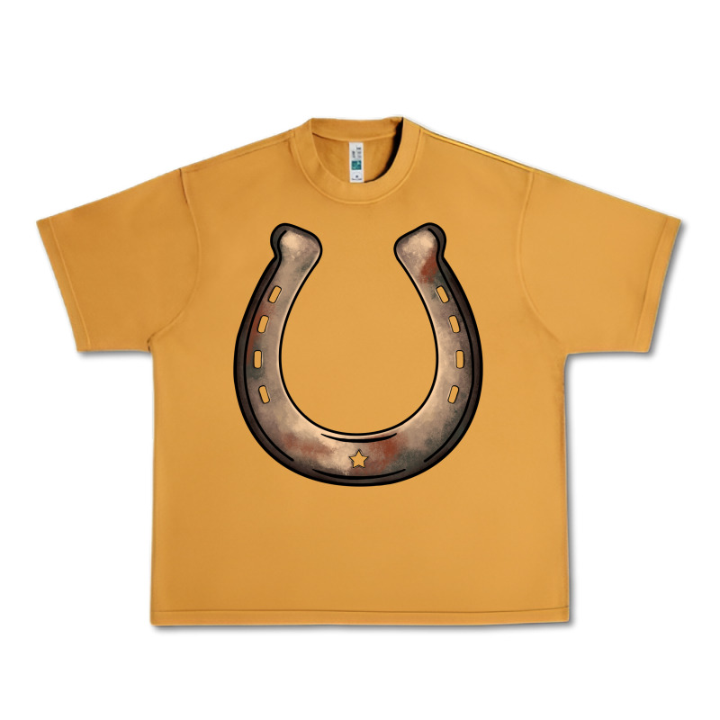 Western Horseshoe Urban Heavy Tee by BarkalooDesign | Teevron
