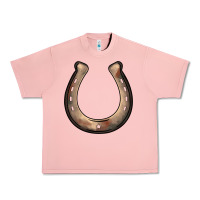 Salmon western horseshoe Urban Heavy Tee - BarkalooDesign