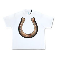 White western horseshoe Urban Heavy Tee - BarkalooDesign