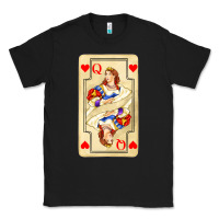 Black love playing cards queen Classic Tee - AdoDesignShop