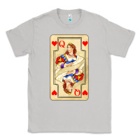 Moon Dust love playing cards queen Classic Tee - AdoDesignShop
