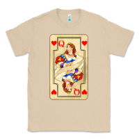 Mushroom love playing cards queen Classic Tee - AdoDesignShop