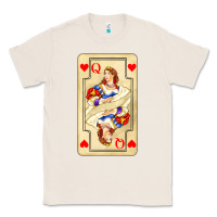 Natural love playing cards queen Classic Tee - AdoDesignShop