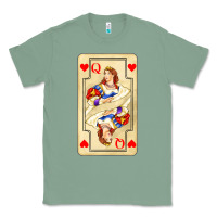 Sage love playing cards queen Classic Tee - AdoDesignShop