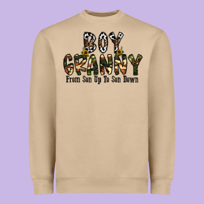 Boy Granny From Son Up To Sondown Heavyweight Sweatshirt Designed By Cowhidedigitalart