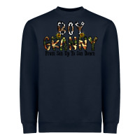 Navy boy granny from son up to sondown Heavyweight Sweatshirt - CowhideDigitalArt