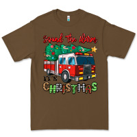 Cacao sound the alarm its christmas fire truck Premium Tee - MaliasSmallBusiness
