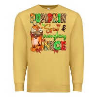 Antique Gold Pumpkin Spice And Everything Nice Premium Sweatshirt - MaliasSmallBusiness