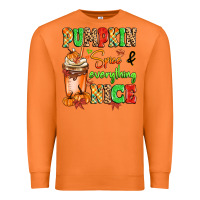 Carrot Pumpkin Spice And Everything Nice Premium Sweatshirt - MaliasSmallBusiness