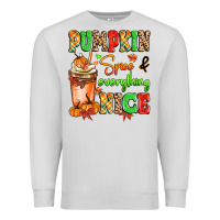 Dove Grey Pumpkin Spice And Everything Nice Premium Sweatshirt - MaliasSmallBusiness