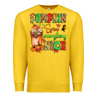 Lemon Pumpkin Spice And Everything Nice Premium Sweatshirt - MaliasSmallBusiness