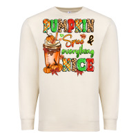 Sandshell Pumpkin Spice And Everything Nice Premium Sweatshirt - MaliasSmallBusiness