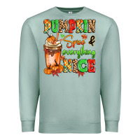 Seafoam Pumpkin Spice And Everything Nice Premium Sweatshirt - MaliasSmallBusiness