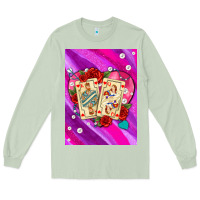 Playing Cards With Pearls And Glitter Air Long Sleeve Tee | Teevron