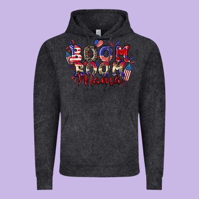 Boom Boom Mama 4th Of July Vintage Hoodie Designed By Cowgirlartshop
