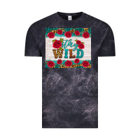 Cloud Black stay wild Vintage Tee - HRA Design Shop