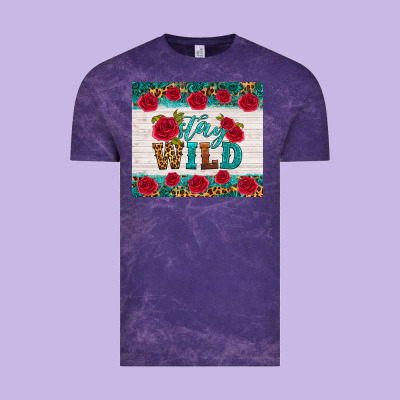 Stay Wild Vintage Tee Designed By Hra Design Shop